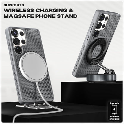 Pikkme grey MagSafe mobile cover for Samsung S25 Ultra 5G – photo 5