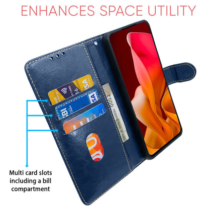 Blue & brown Magnetic flip case for Mi 11i 5G/11i – Pikkme – photo 3