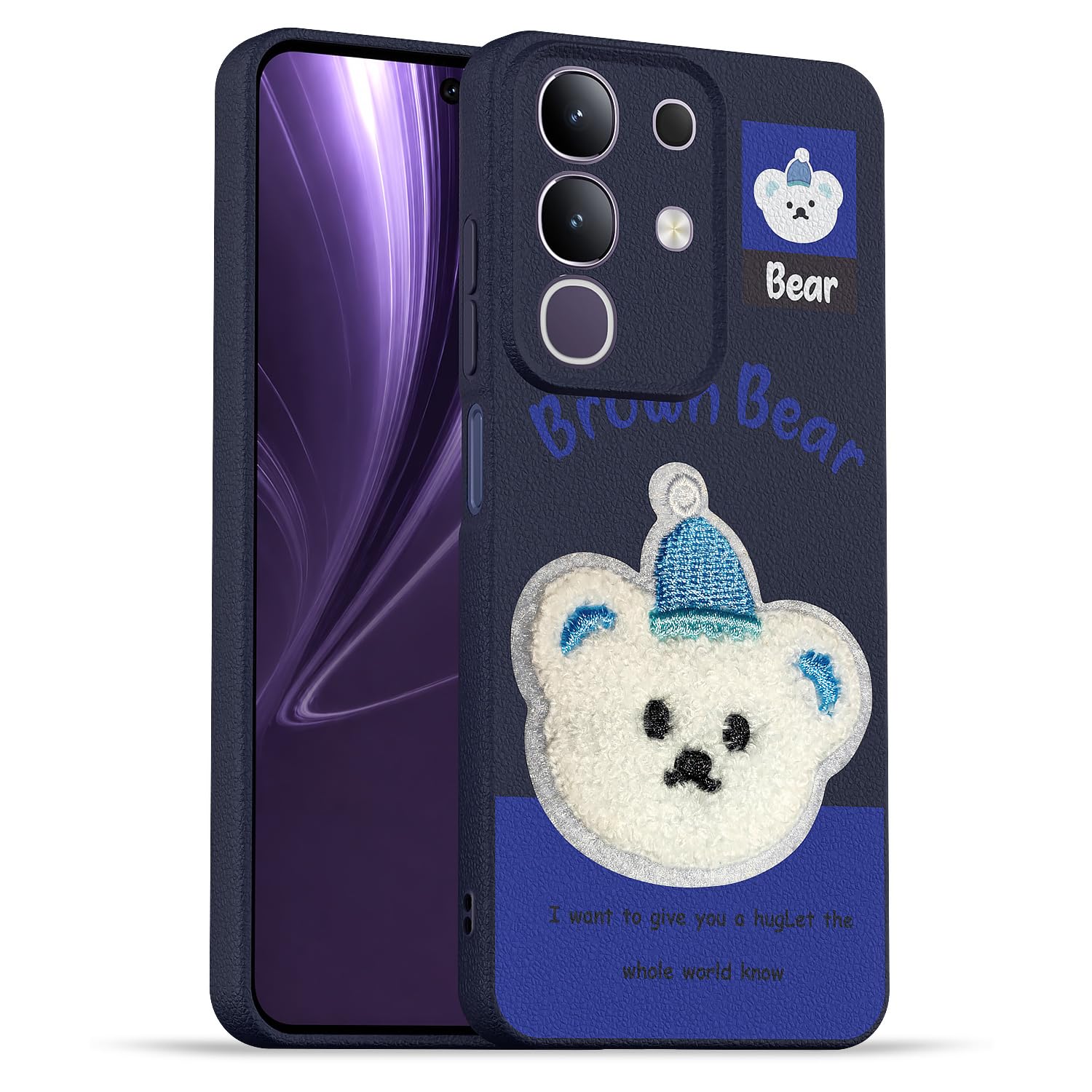 Blue mobile back cover for Vivo T4x/iQOO Z10x/Y31 Pro 5G – Pikkme