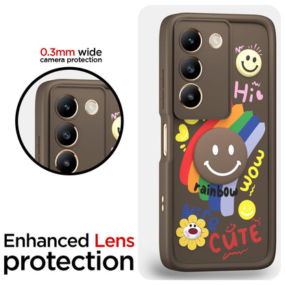 Pikkme brown Soft Silicone back cover for Vivo Y200e/T3 5G – photo 5
