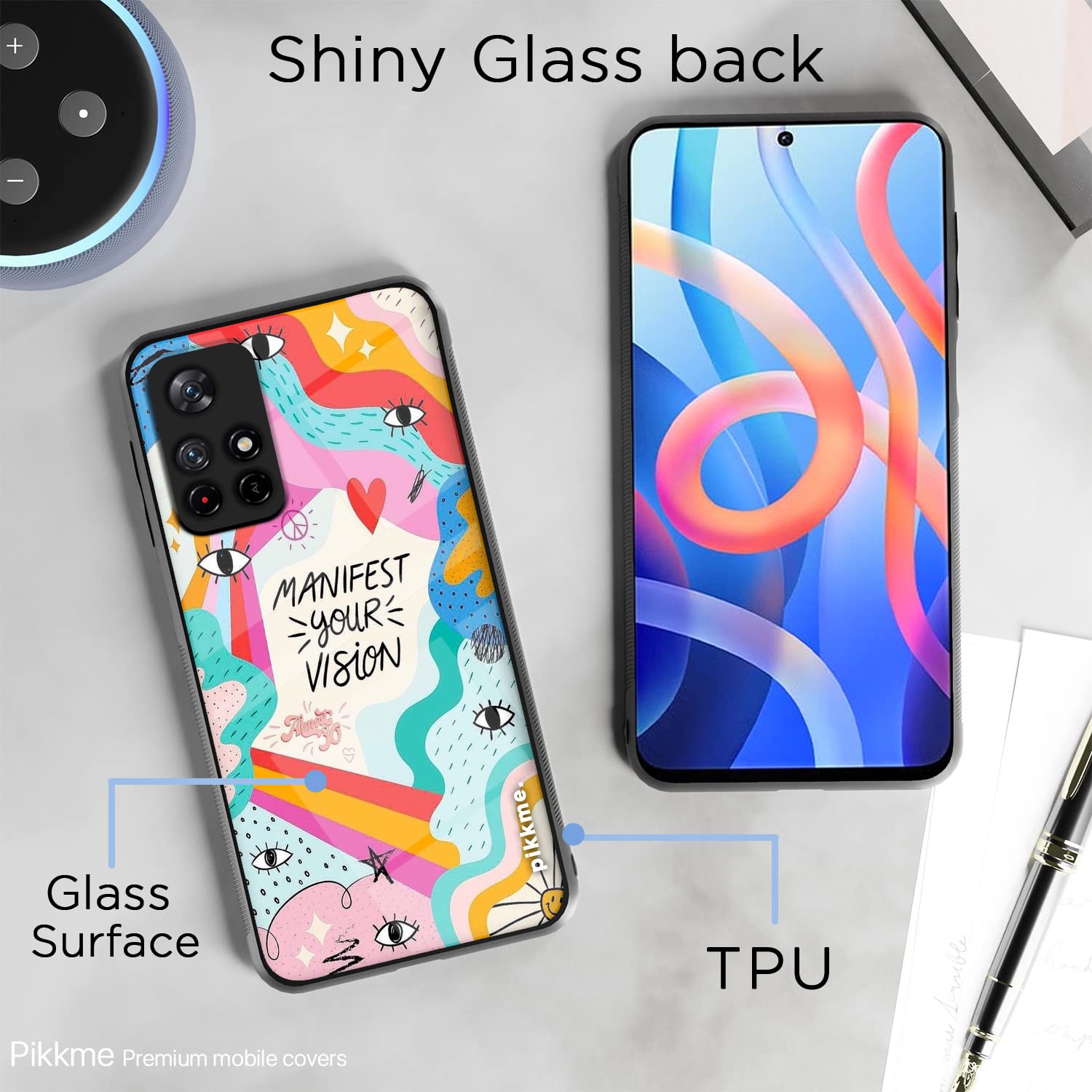 Pikkme Redmi Note 11T/Poco M4 Pro 5G Hybrid mobile back cover – photo 3