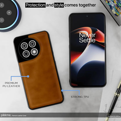Brown Leather mobile back cover for OnePlus 11R 5G – Pikkme – photo 5