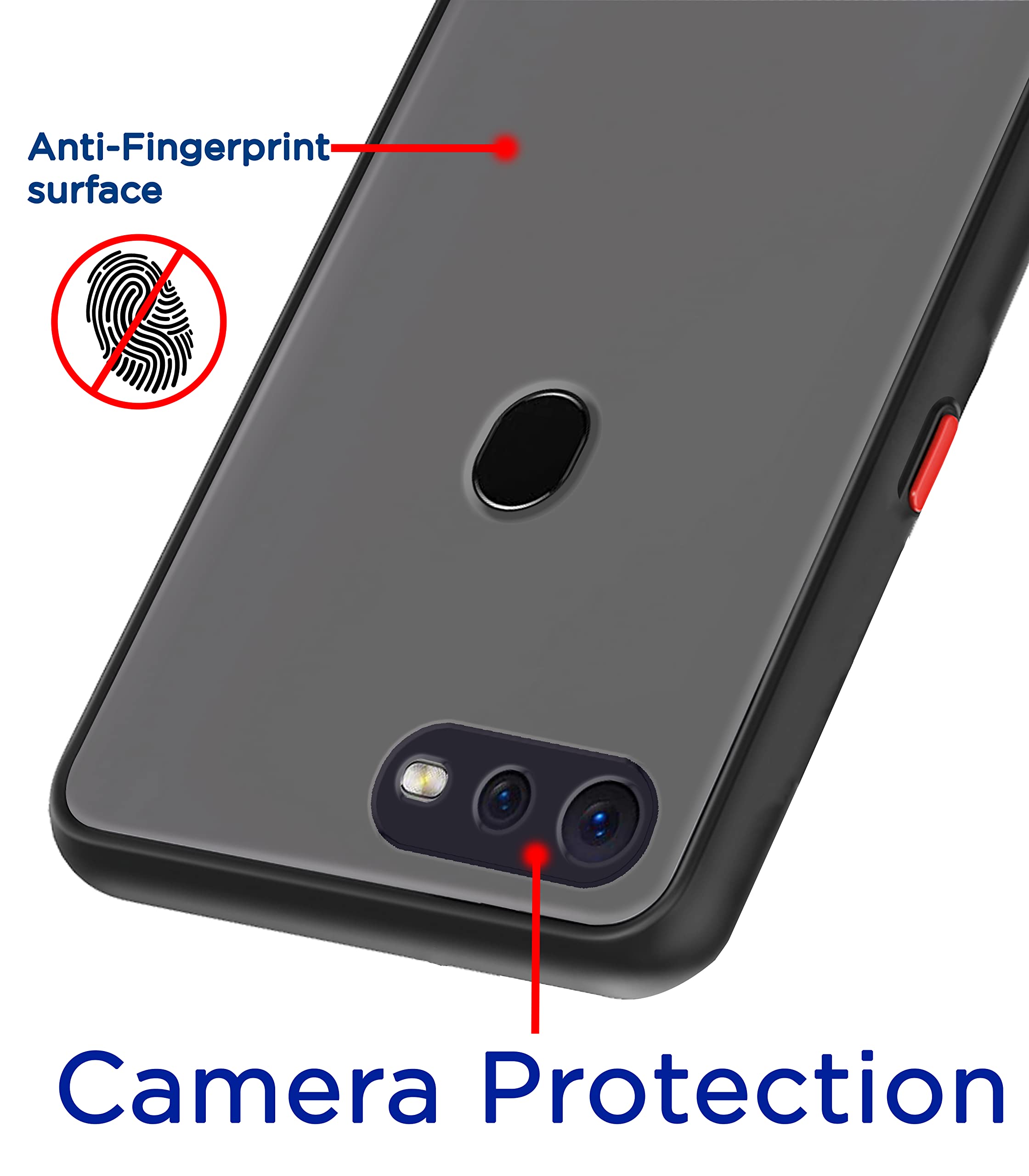 Black Hybrid back cover for Oppo F9 Pro/Realme 2 Pro/Realme U1 – Pikkme – photo 2