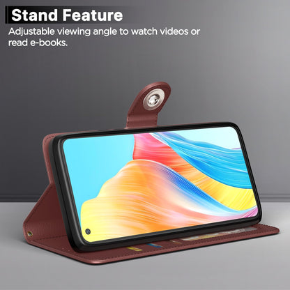 Pikkme brown flip cover for Oppo A78 4G – photo 3