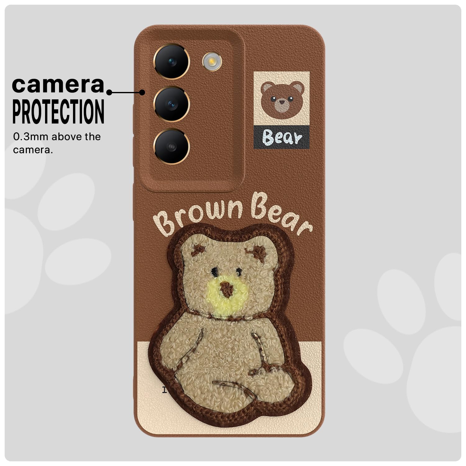 Pikkme Vivo Y100 5G brown back cover – photo 6
