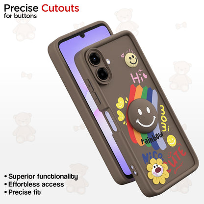 Samsung F70e 5G/M07/F07/A07/A07 5G mobile back cover in brown by Pikkme – photo 6