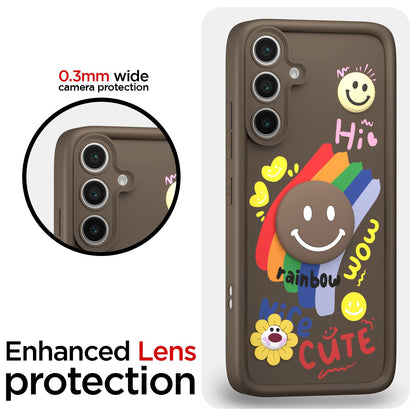 Samsung S24 FE 5G Soft Silicone back cover in brown by Pikkme – photo 5