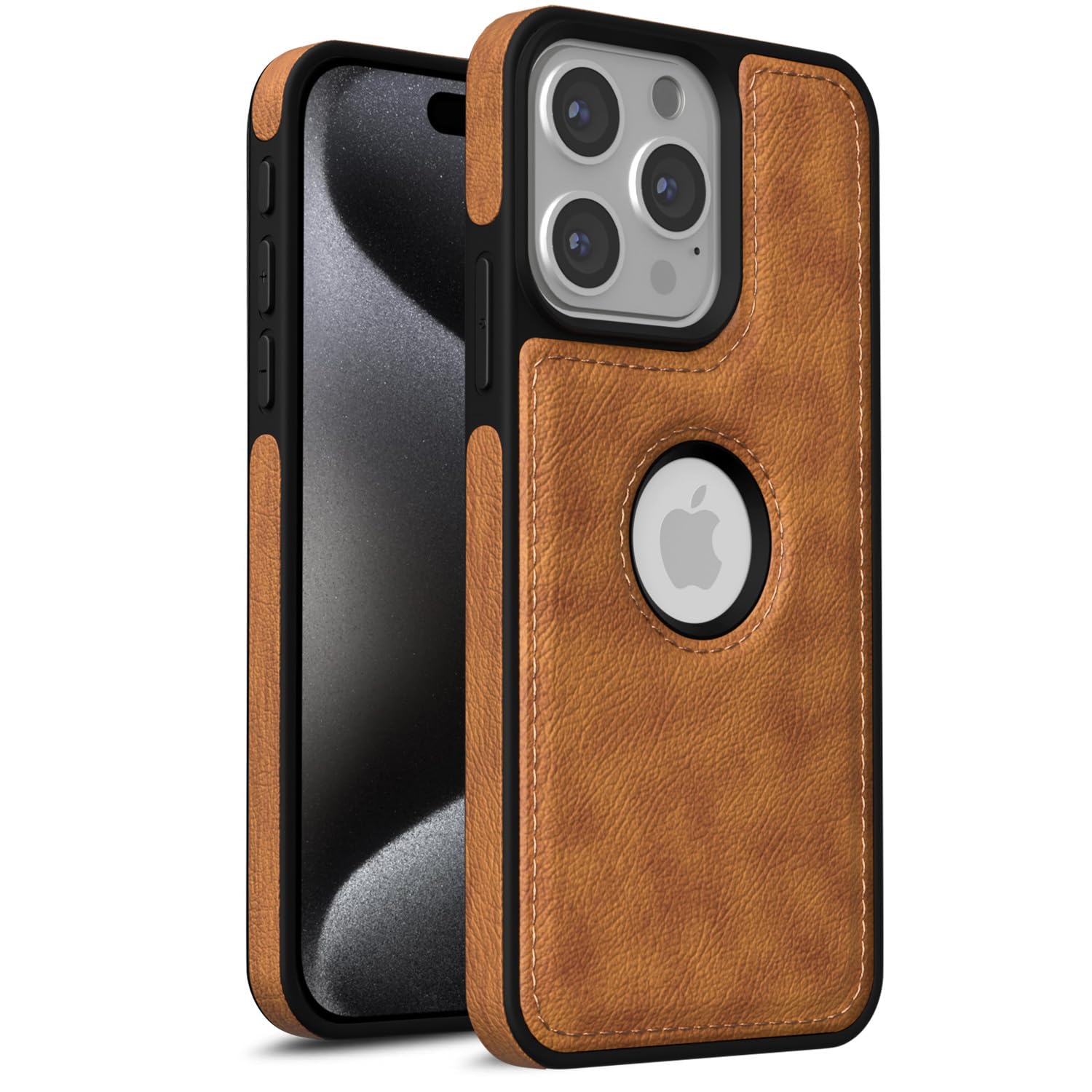 Brown mobile cover for iPhone 15 Pro – Pikkme