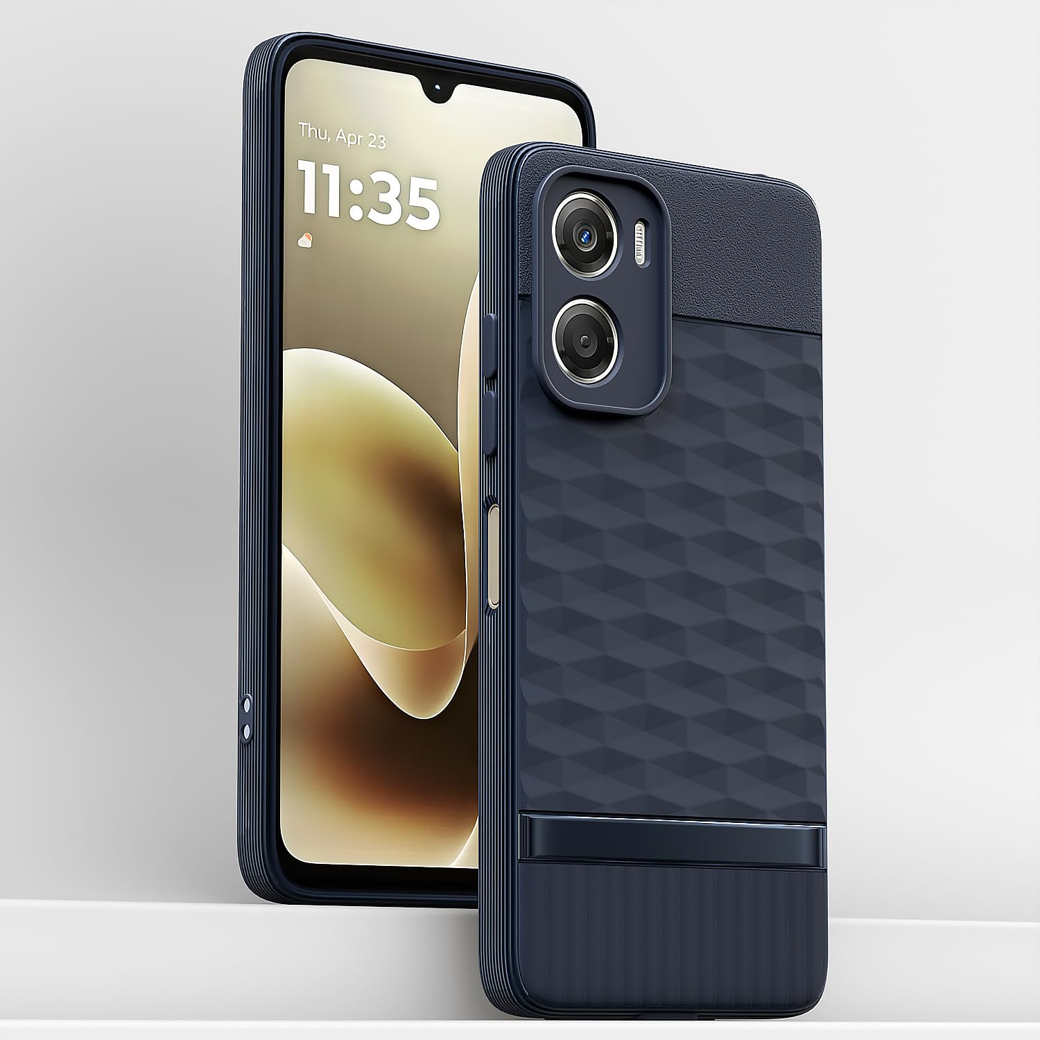 Blue Silicone back cover for Moto G06 Power – Pikkme – photo 2