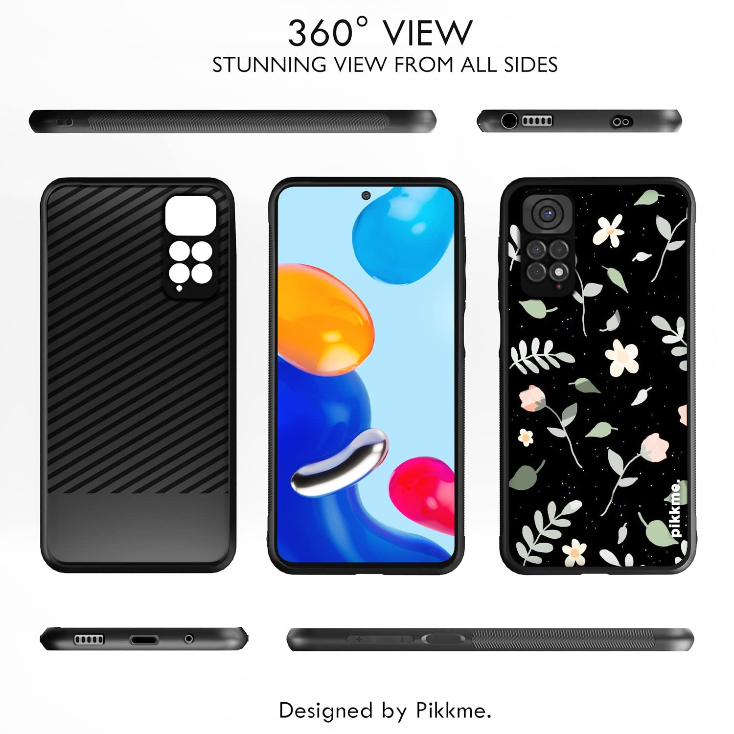 Redmi Note 11/Note 11s Flower mobile back cover by Pikkme – photo 2