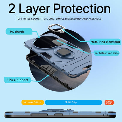 Pikkme blue D5 Tough Armor mobile cover for Realme 12 Pro/12 Pro Plus 5G – photo 4