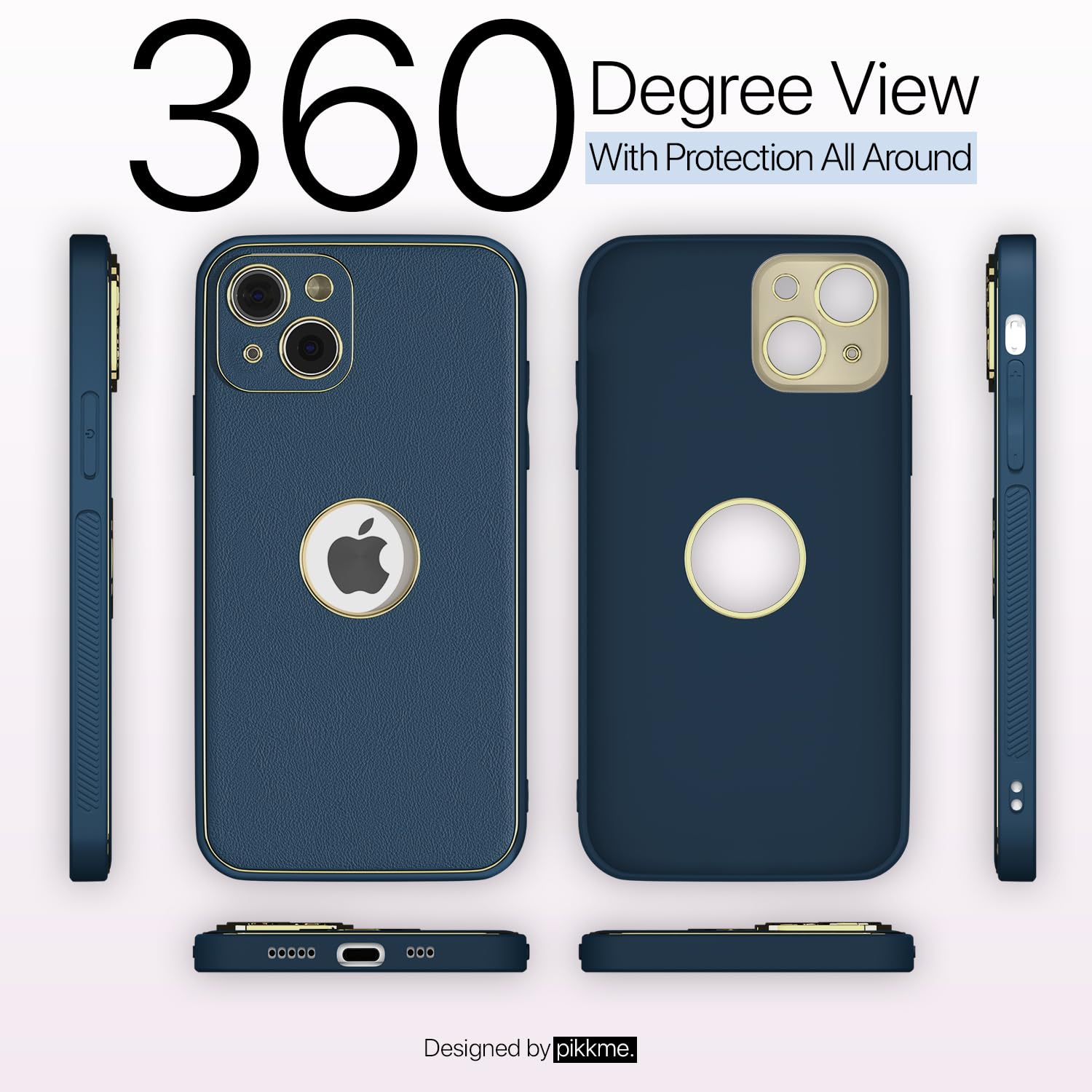 iPhone 13 back cover in blue by Pikkme – photo 4