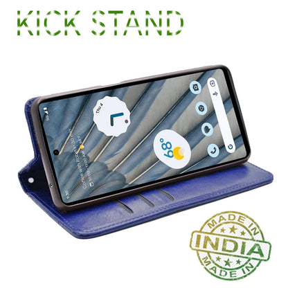 Pikkme Google Pixel 7A blue wallet flip cover – photo 4