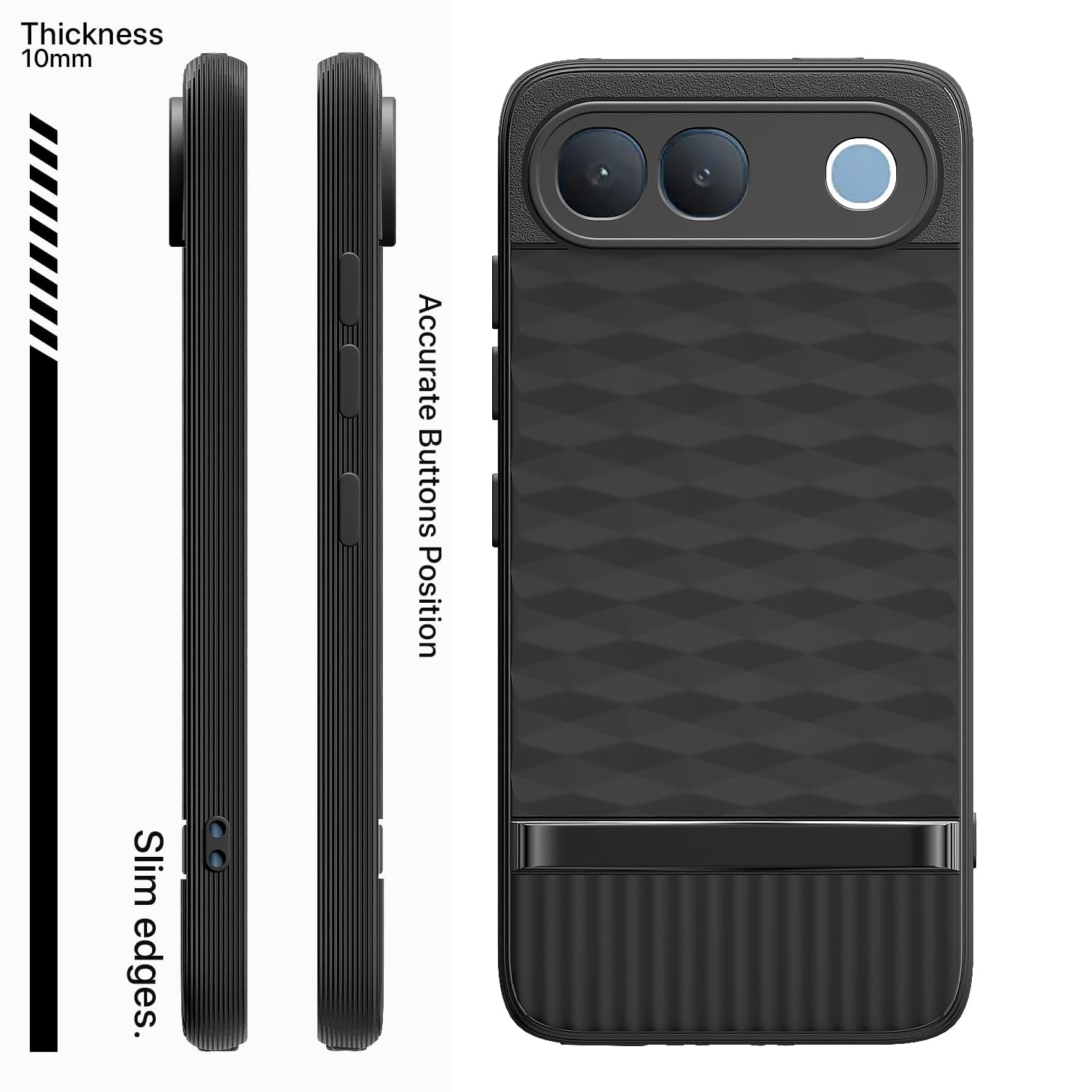 Vivo S2 5G phone cover in black by Pikkme – photo 3