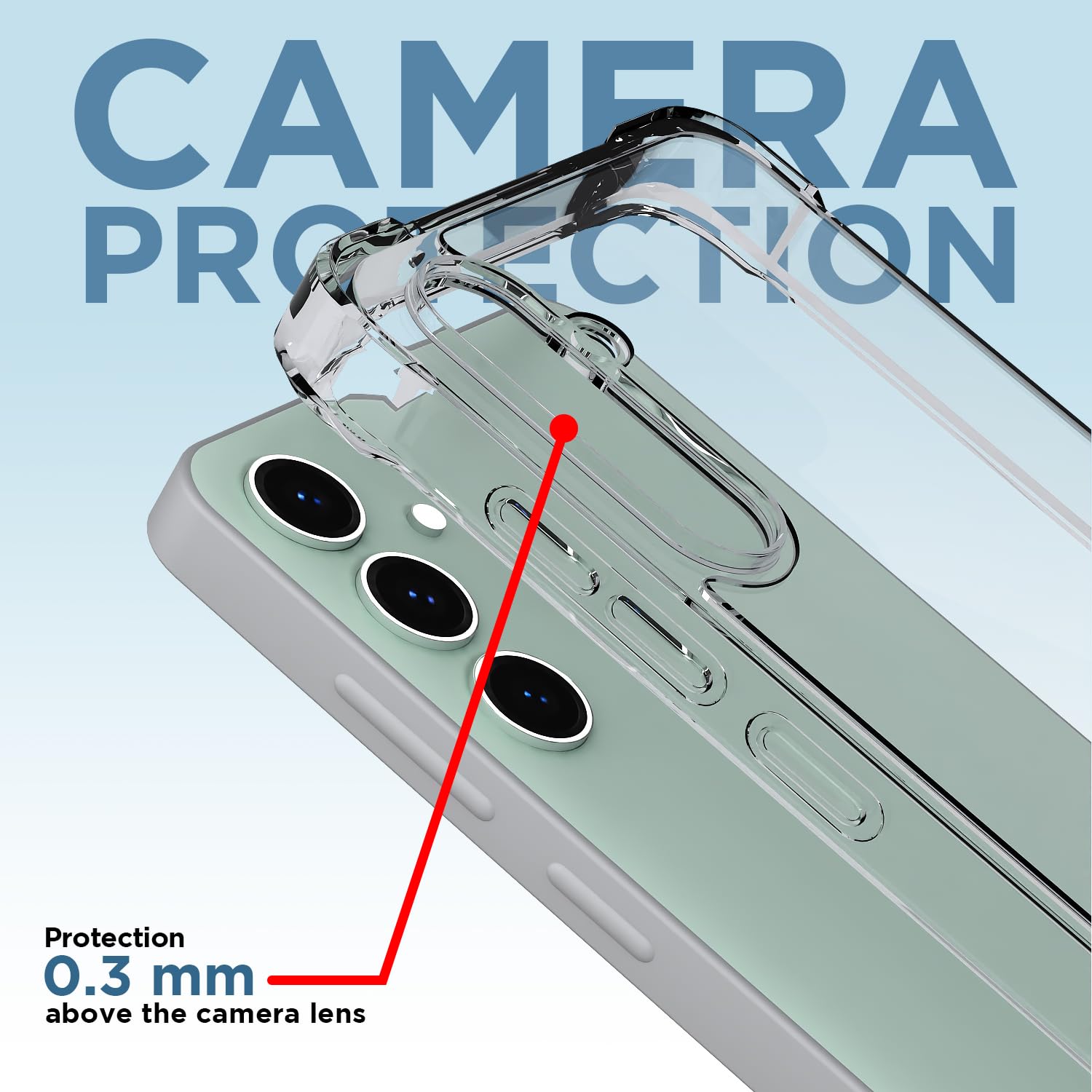 Pikkme Samsung S23 FE 5G PC-TPU transparent phone cover – photo 5