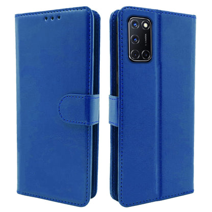 Oppo A52 Wallet flip cover in blue by Pikkme