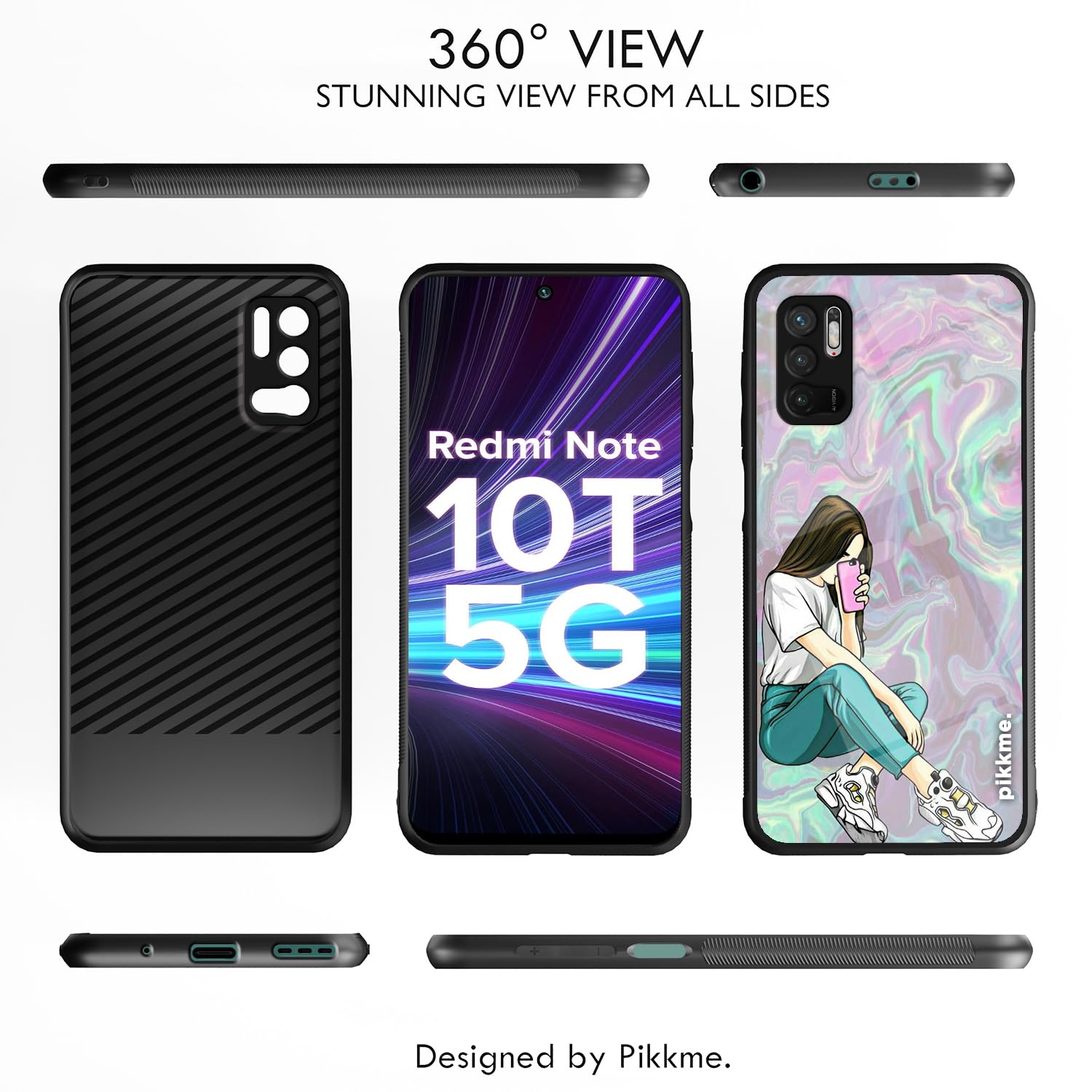 Pikkme Redmi Note 10T/Poco M3 Pro 5G Hybrid mobile cover – photo 2