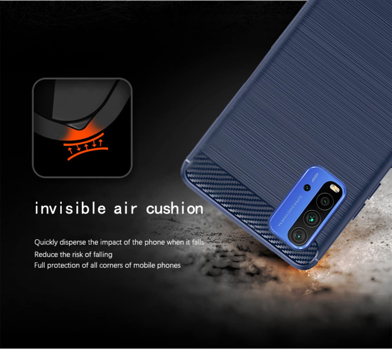 Pikkme blue mobile back cover for Redmi 9 Power – photo 4