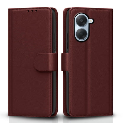 Pikkme Redmi A7 Wallet brown flip case