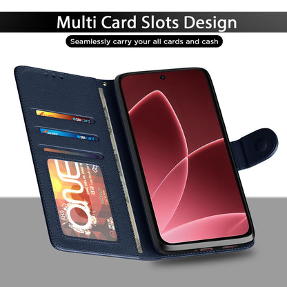 Blue wallet flip cover for Oppo F33 Pro 5G – Pikkme – photo 5