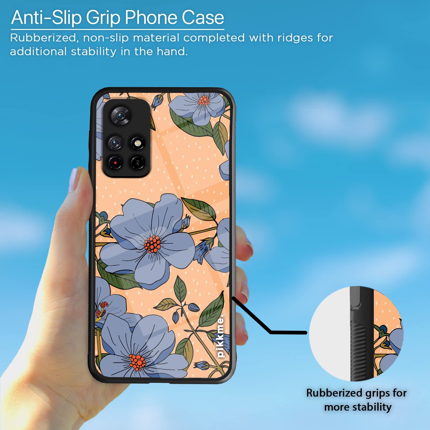 Pikkme Redmi Note 11T/Poco M4 Pro 5G Flower mobile cover – photo 5