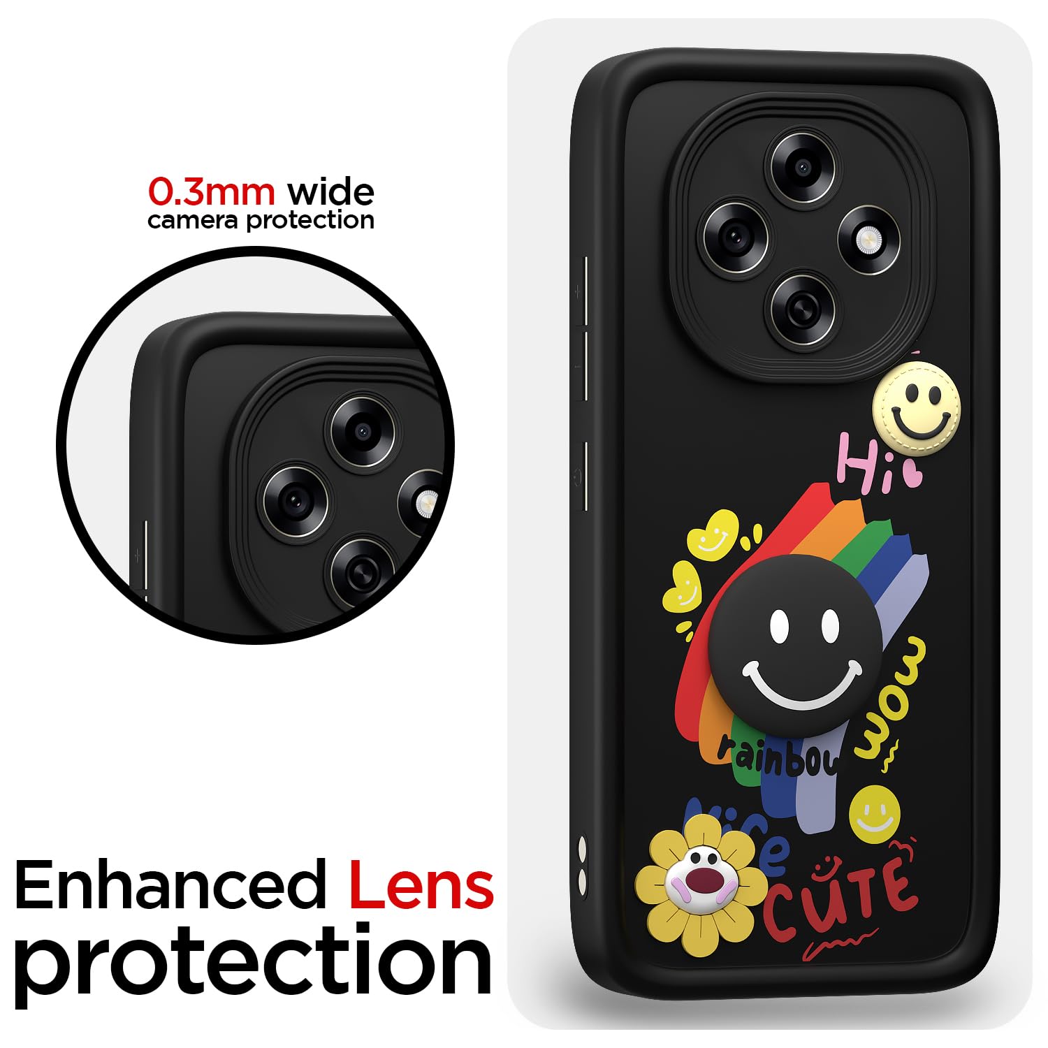 Black mobile cover for Oppo F31 Pro 5G – Pikkme – photo 5