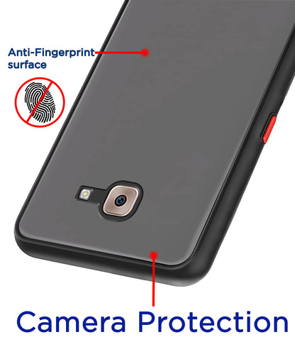 Samsung J7 Max phone cover in black by Pikkme – photo 2
