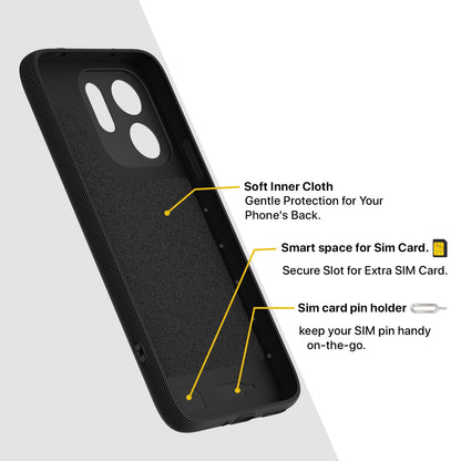 Pikkme Vivo V70 5G Silicone black phone cover – photo 6