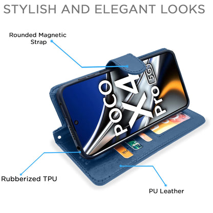 Pikkme blue flip case for Poco X4 – photo 5