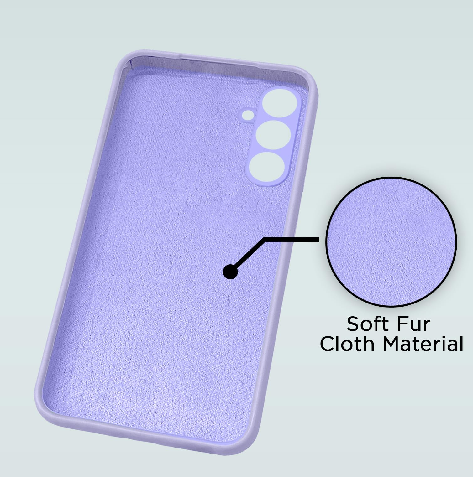 Purple Liquid Silicone mobile cover for Samsung M54/F54 5G – Pikkme – photo 2