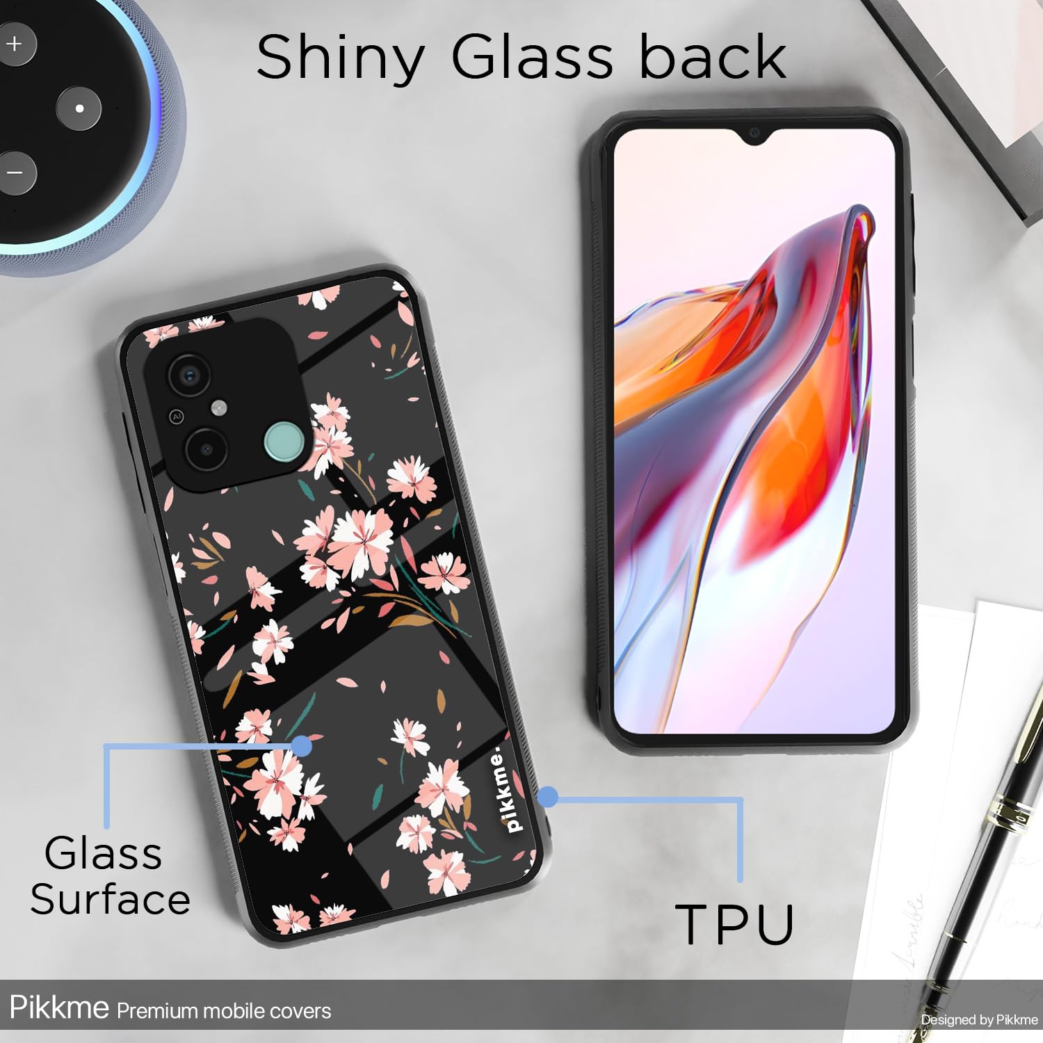 Flower Mobile cover for Redmi 12C/Poco C55 – Pikkme – photo 3