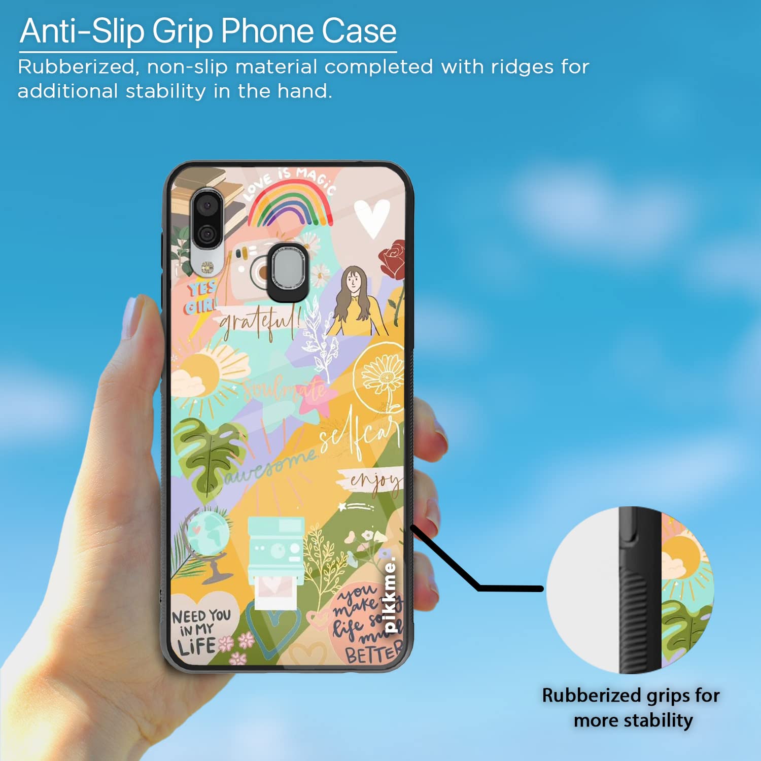 Samsung A20/A30/M10s Hybrid back cover by Pikkme – photo 5