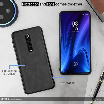 Redmi K20/K20 Pro Leather phone cover in grey by Pikkme – photo 5
