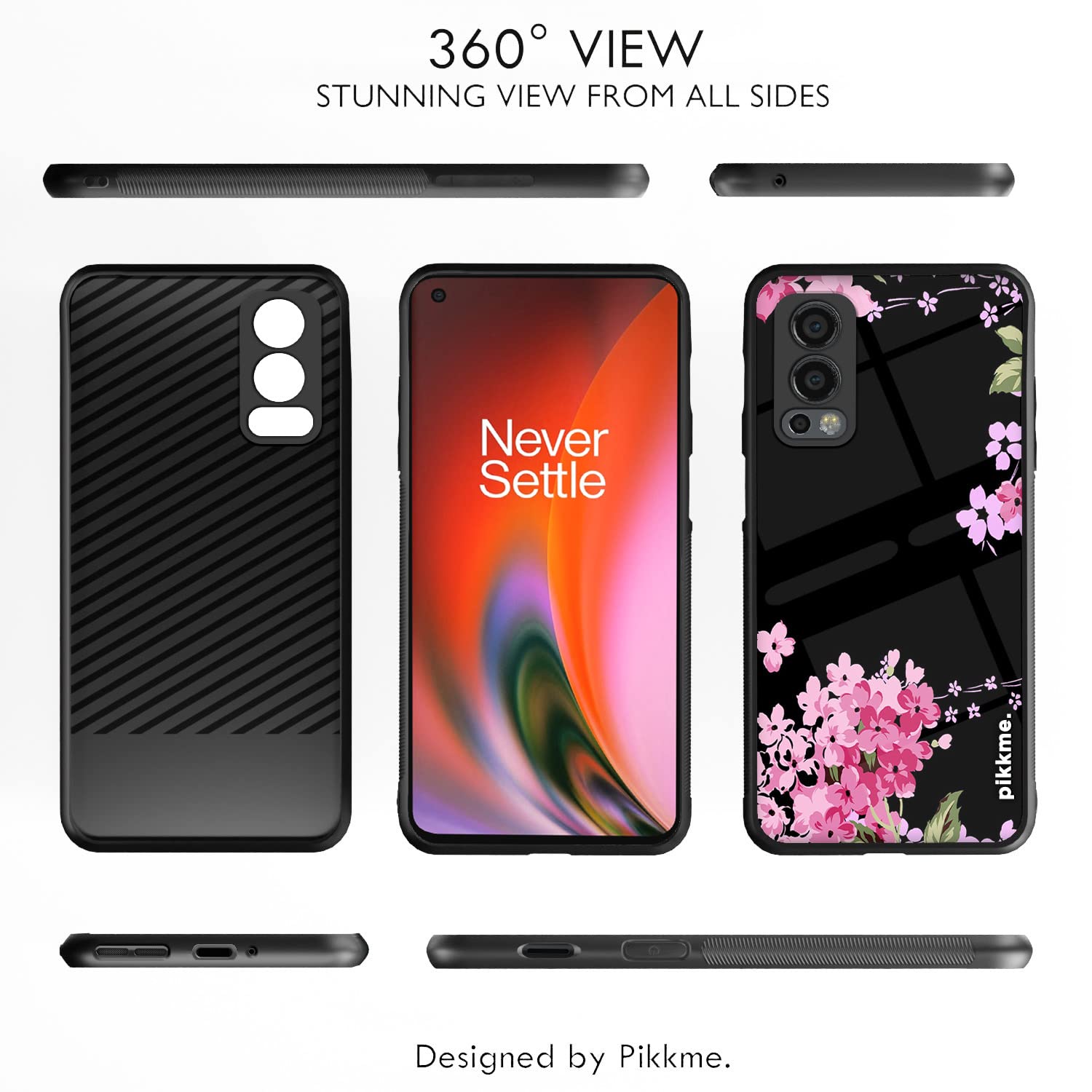 Pikkme OnePlus Nord 2 5G Flower mobile back cover – photo 2