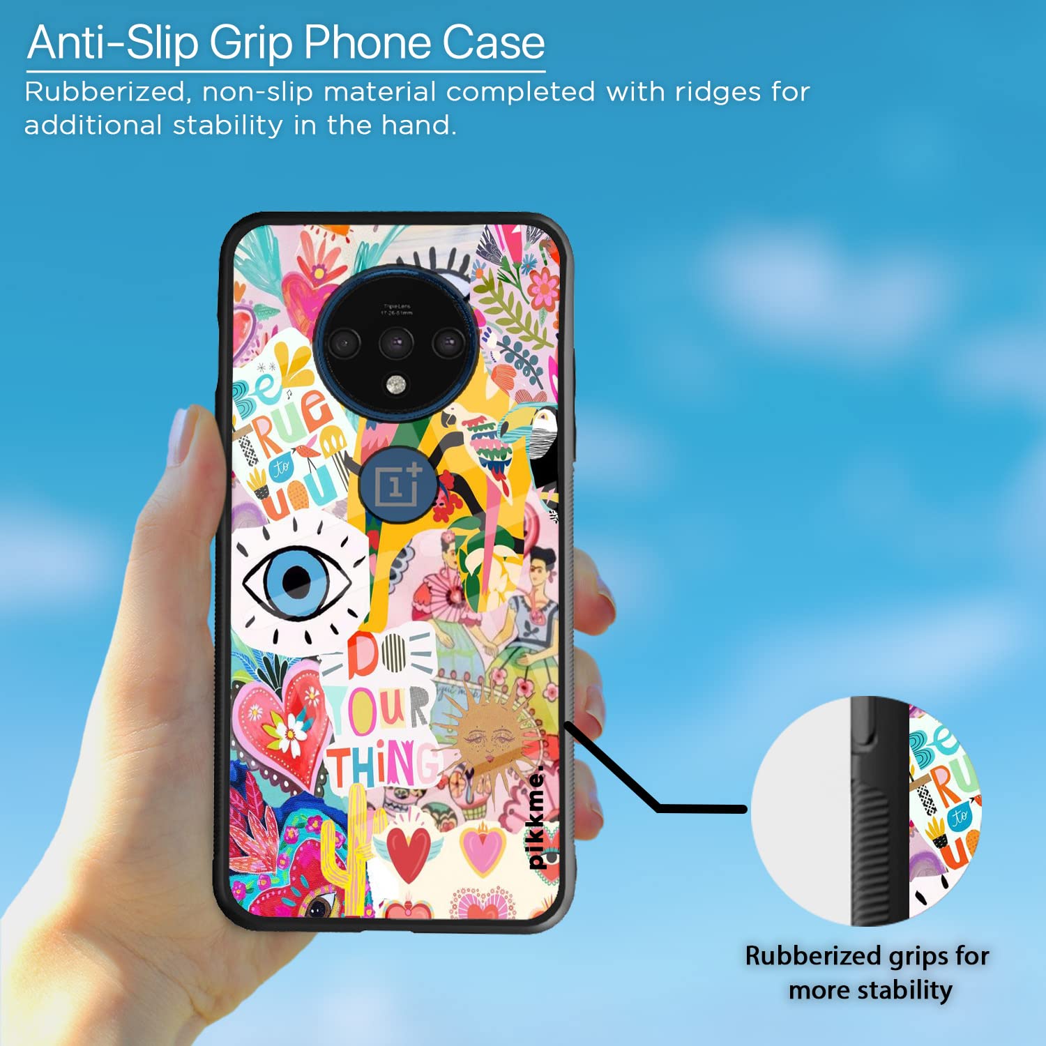 OnePlus 7T Flower mobile back cover by Pikkme – photo 5