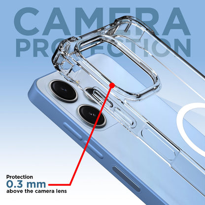 Pikkme transparent mag-safe mobile back cover for Redmi 12/Poco M6 Pro 5G – photo 5