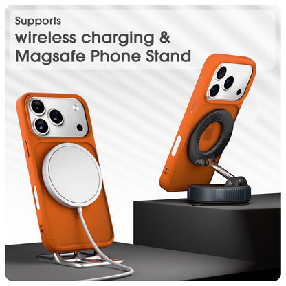 iPhone 17 Pro Max MagSafe back cover in orange smoke mag-safe by Pikkme – photo 4