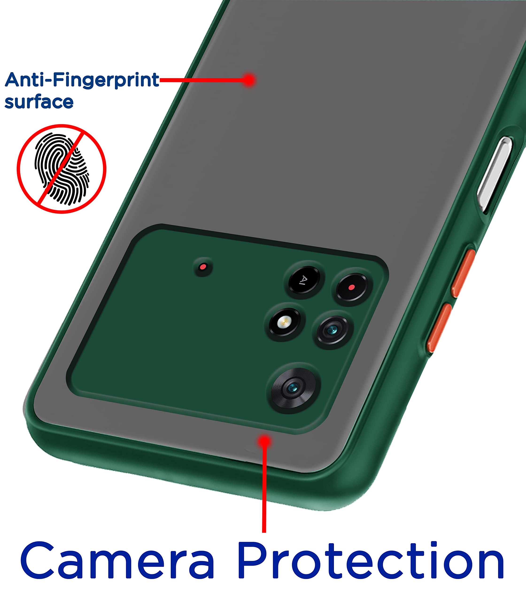 Pikkme Poco M4 Pro 4G Hybrid green mobile back cover – photo 2