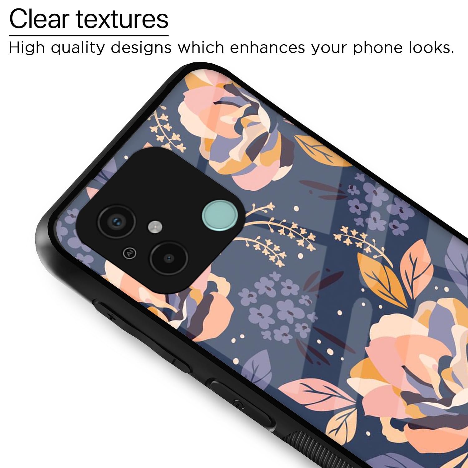 Flower Back cover for Redmi 12C/Poco C55 – Pikkme – photo 4