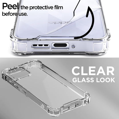 Pikkme Oppo K13 5G PC + TPU Crystal Clear Back Cover (Transparent)