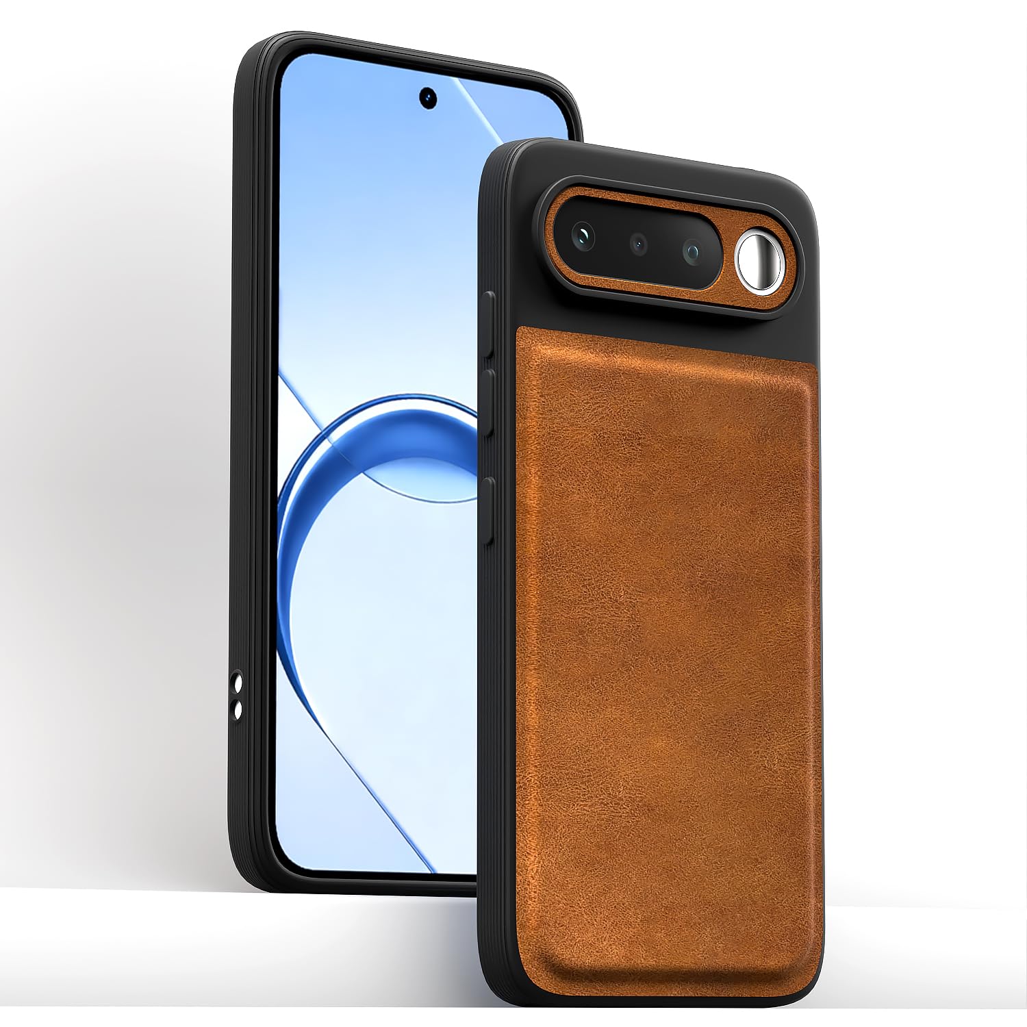 Pikkme Realme 16 5G Leather brown mobile back cover – photo 2