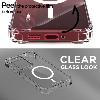 Realme Narzo 90X/C85/15X 5G MagSafe mobile cover in transparent mag-safe by Pikkme – photo 3