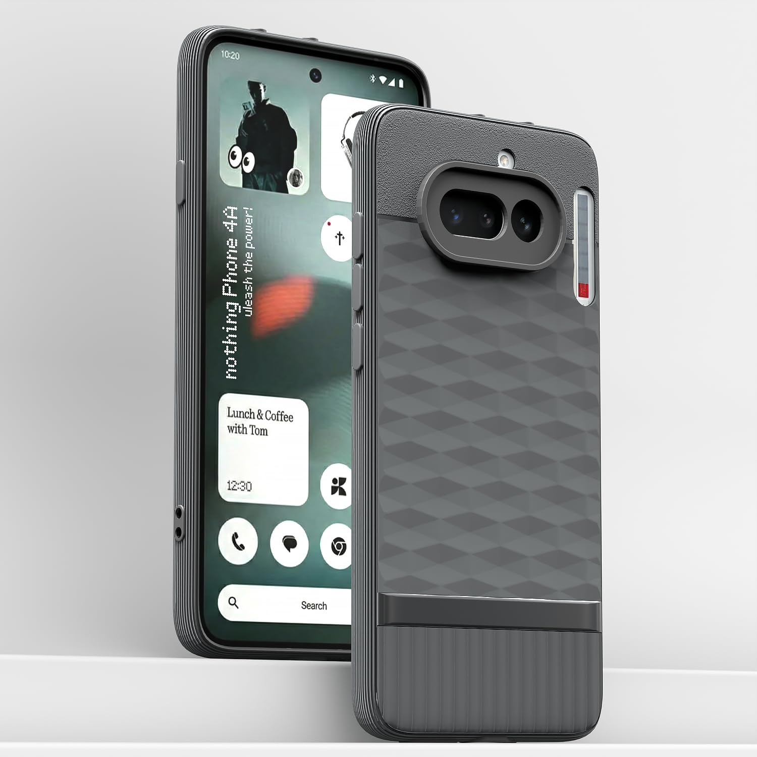 Nothing Phone 4a 5G Silicone back cover in grey by Pikkme – photo 2