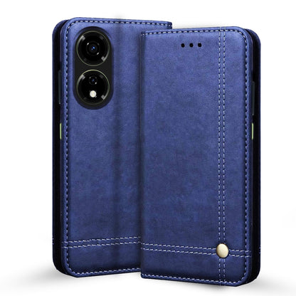 Itel P55 5G flip cover in blue by Pikkme