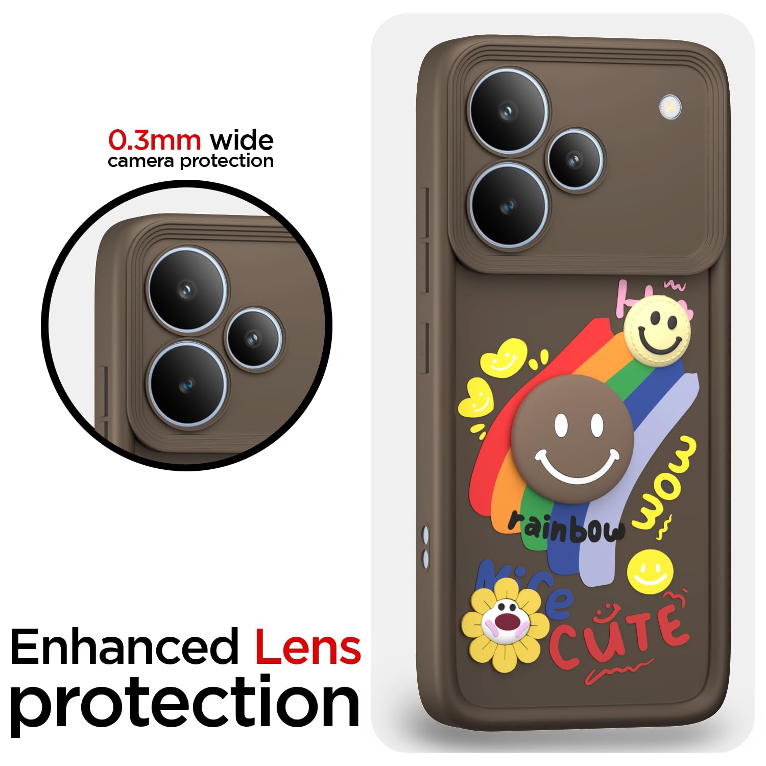Pikkme brown mobile back cover for Realme P4 5G – photo 5