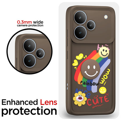 Pikkme brown Soft Silicone mobile back cover for Realme P4 Pro 5G – photo 5