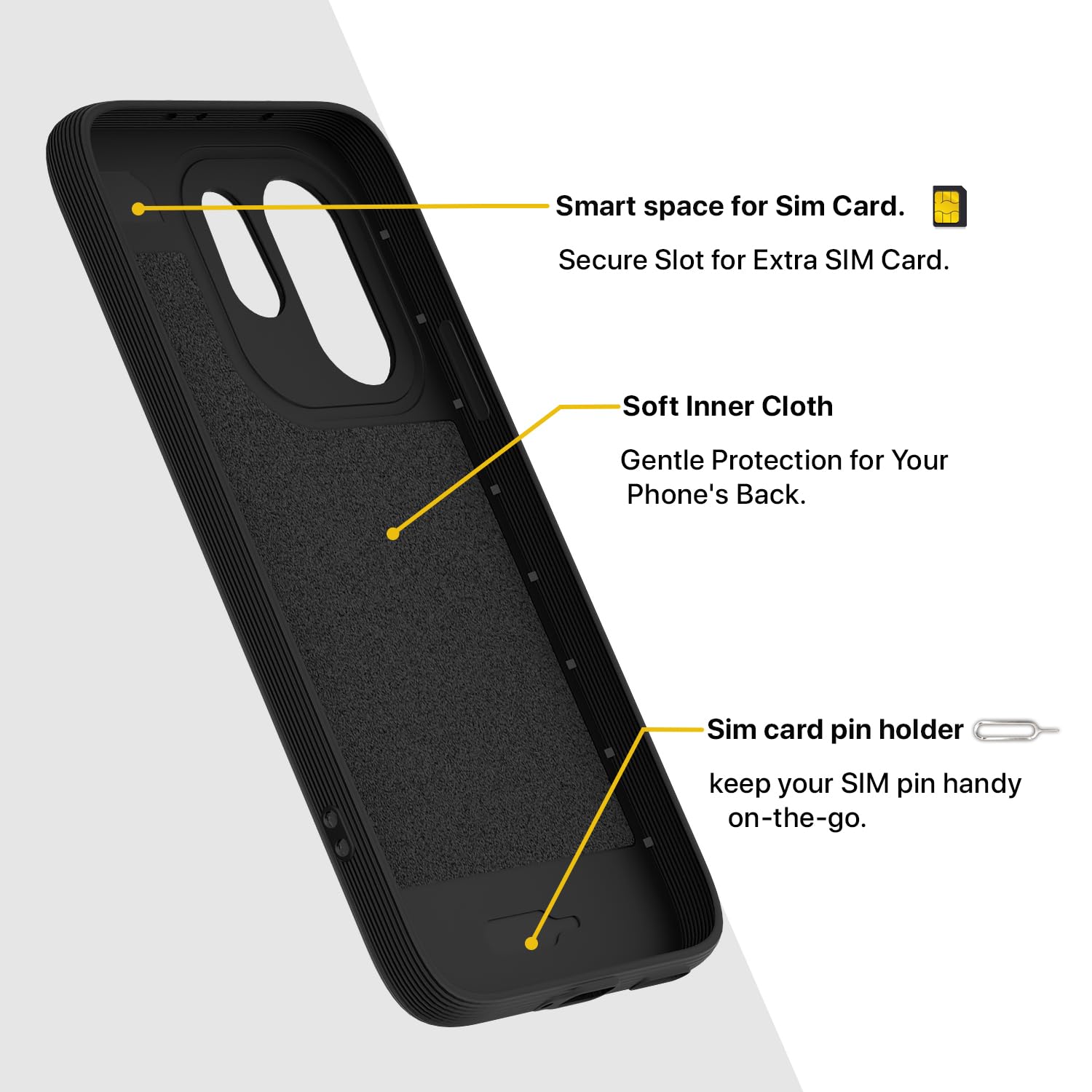 Pikkme Oppo Reno 15 Pro Mini 5G Silicone black mobile back cover – photo 6