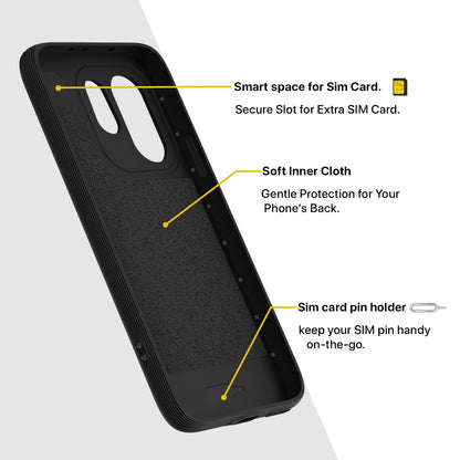 Pikkme Oppo Reno 15 Pro Mini 5G Silicone black mobile back cover – photo 6