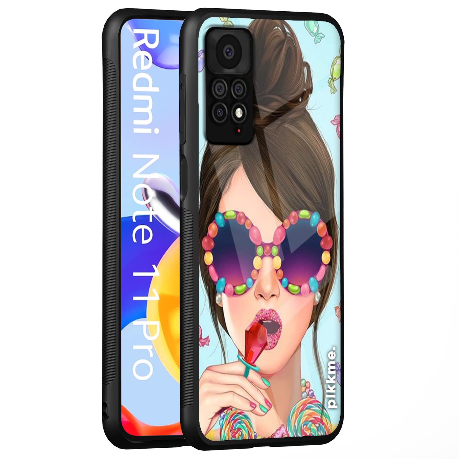 Pikkme Redmi Note 11 Pro/Note 11 Pro Plus 5G Hybrid mobile back cover