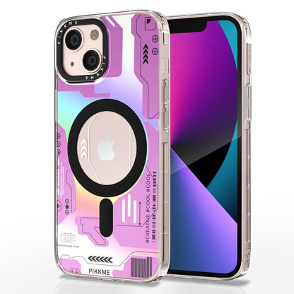 Pikkme pink MagSafe mobile back cover for iPhone 13